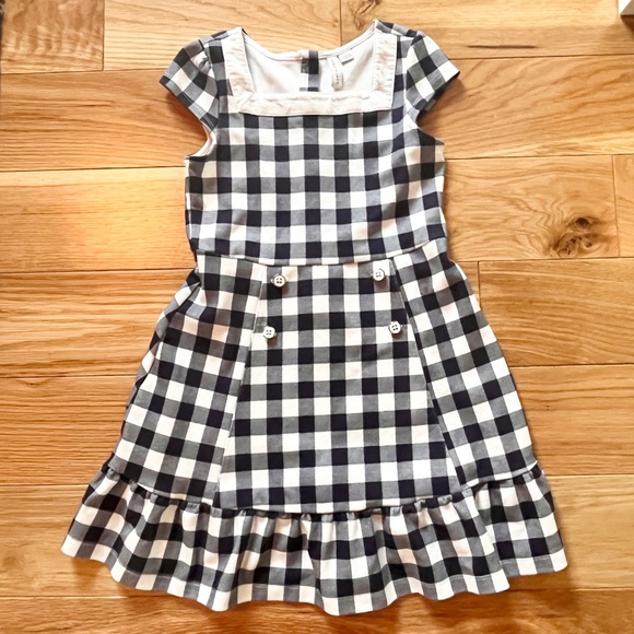 Janie and Jack Gingham Ponte Dress - Picture 4 of 6